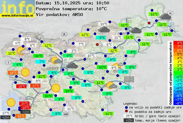 Trenutno vreme Logatec