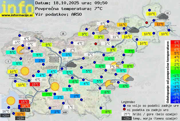 Trenutno vreme Murska Sobota