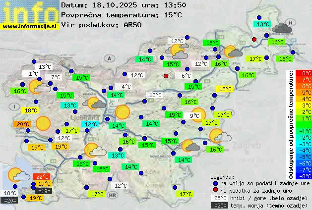 Trenutno vreme Zagorje ob Savi