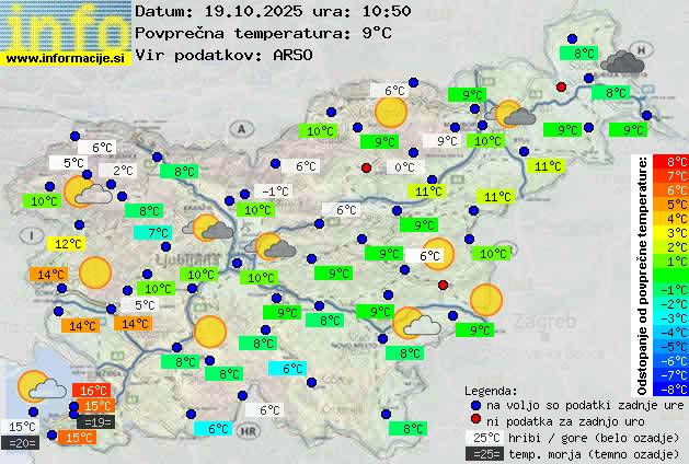 Trenutno vreme Slovenska Bistrica