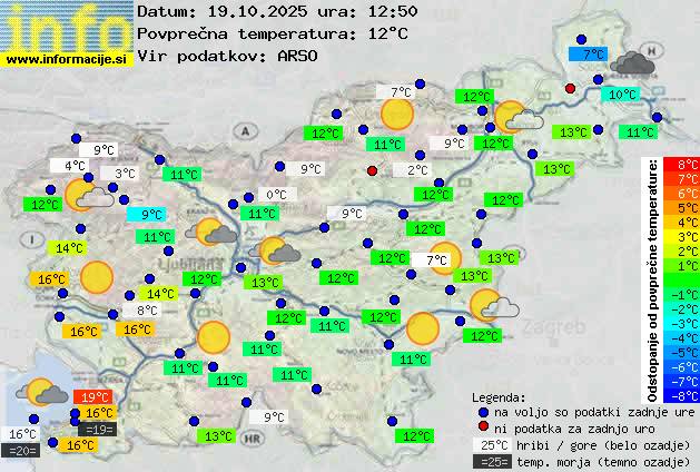 Trenutno vreme Jesenice