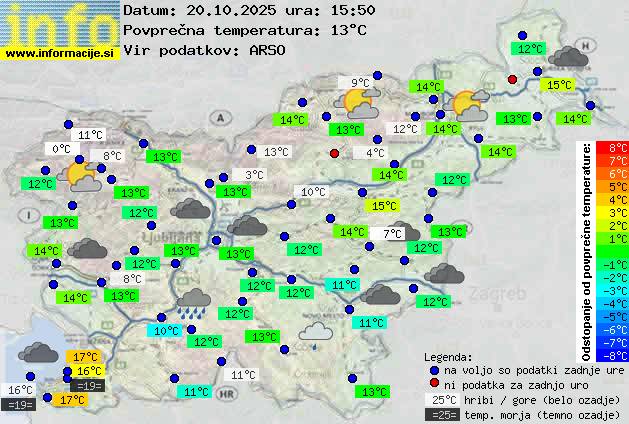 Trenutno vreme Slovenska Bistrica