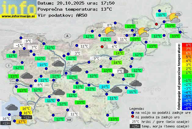 Trenutno vreme Kočevje