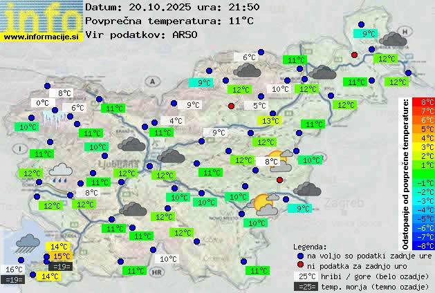 Trenutno vreme Slovenska Bistrica