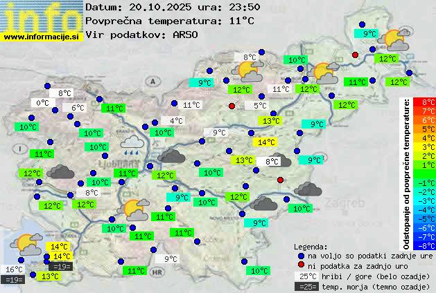 Trenutno vreme Logatec