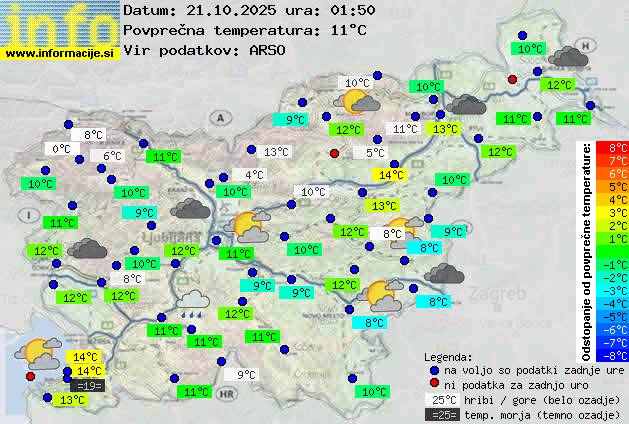 Trenutno vreme Škofja Loka