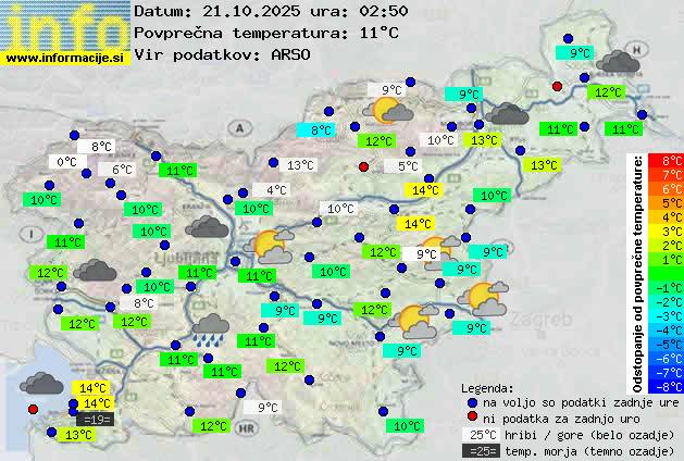 Trenutno vreme Rogaška Slatina