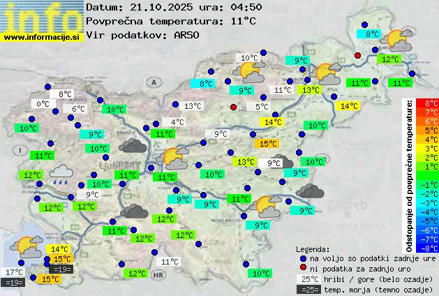 Trenutno vreme Škofja Loka