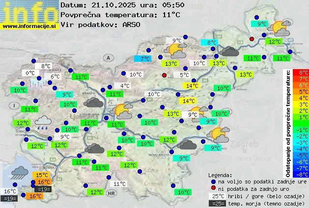 Trenutno vreme Murska Sobota