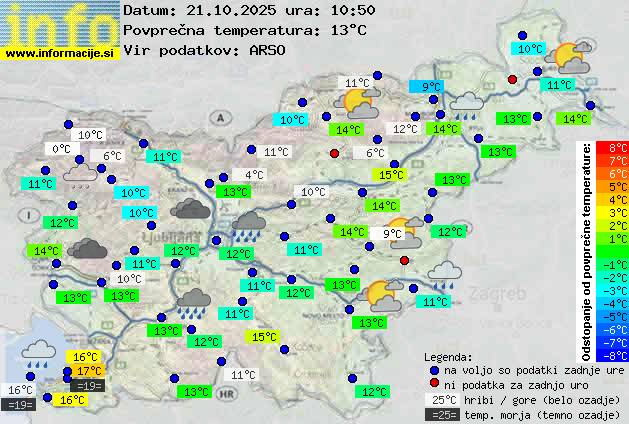 Trenutno vreme Kranjska Gora