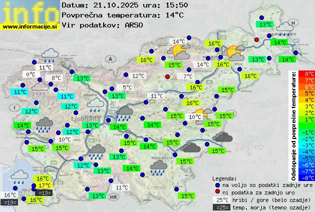 Trenutno vreme Postojna
