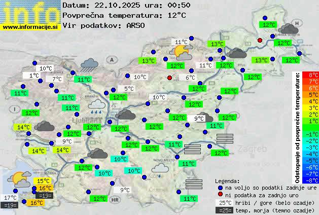 Trenutno vreme Logatec