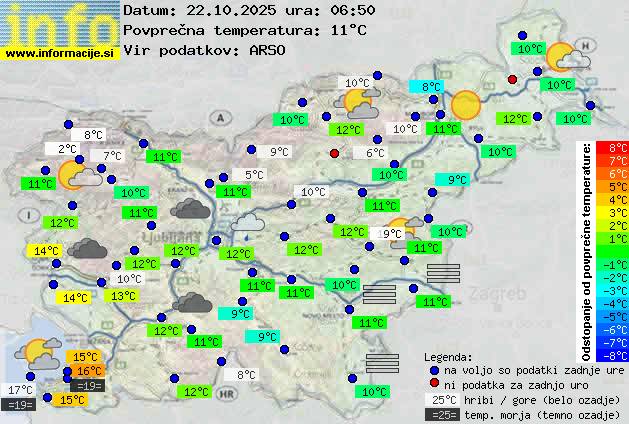 Trenutno vreme Škofja Loka