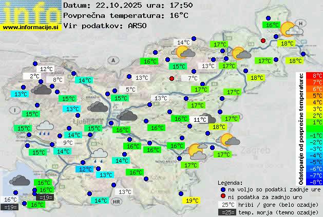 Trenutno vreme Velenje