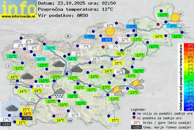 Trenutno vreme Škofja Loka