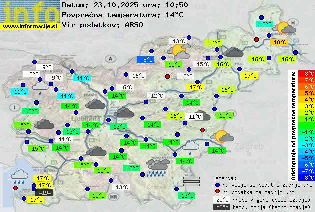 Trenutno vreme Kočevje