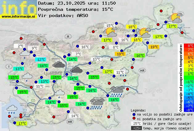 Trenutno vreme Logatec