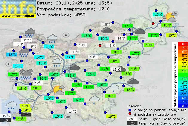 Trenutno vreme Velenje