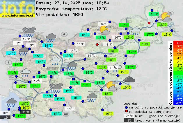 Trenutno vreme Sežana