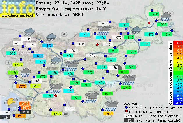 Trenutno vreme Vrhnika