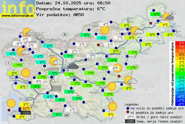 Trenutno vreme Ajdovščina