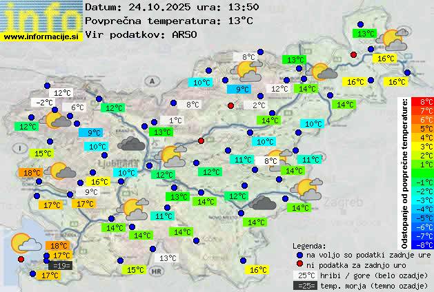 Trenutno vreme Škofja Loka