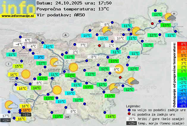 Trenutno vreme Murska Sobota
