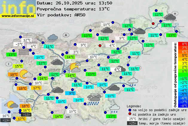 Trenutno vreme Rogaška Slatina