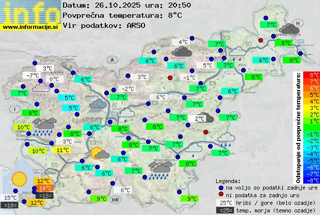 Trenutno vreme Jesenice