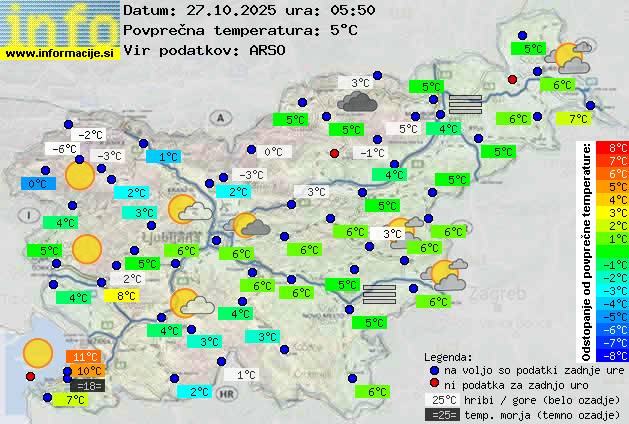 Trenutno vreme Velenje