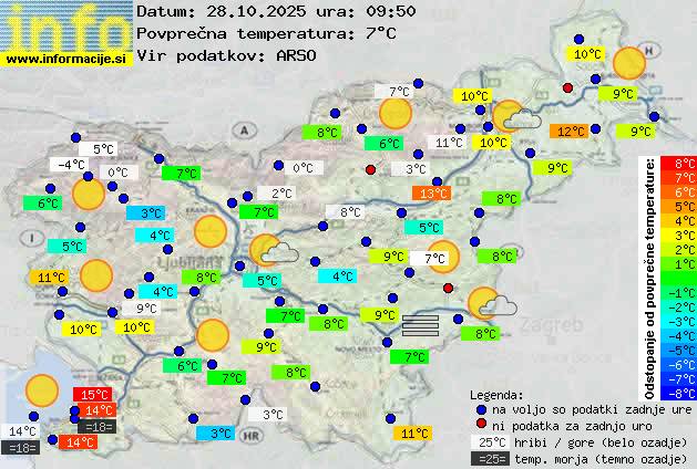 Trenutno vreme Murska Sobota