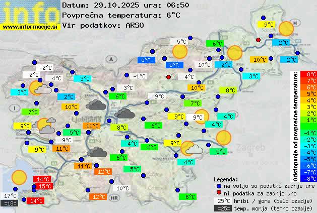 Trenutno vreme Jesenice