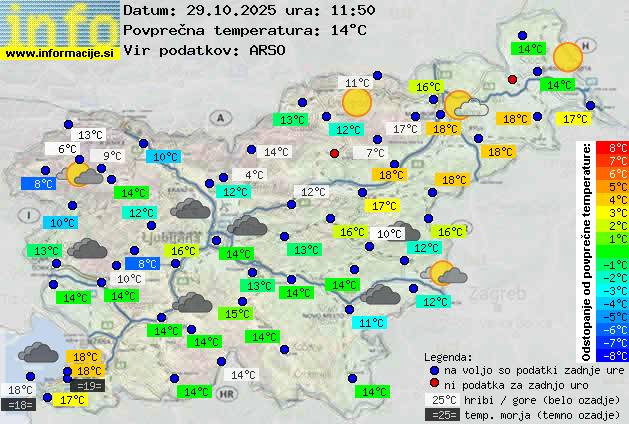 Trenutno vreme Vrhnika
