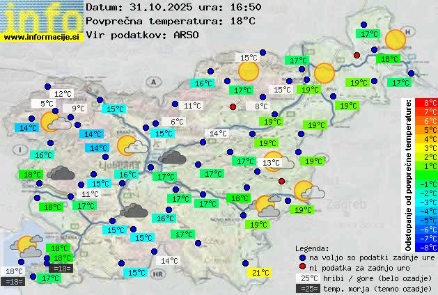 Trenutno vreme Zagorje ob Savi