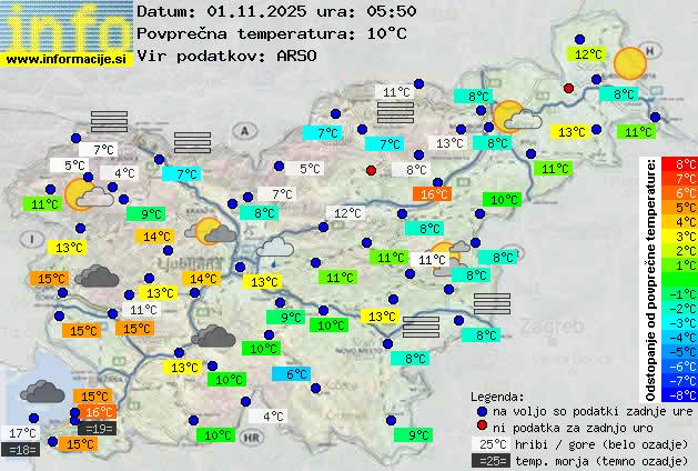 Trenutno vreme Lendava