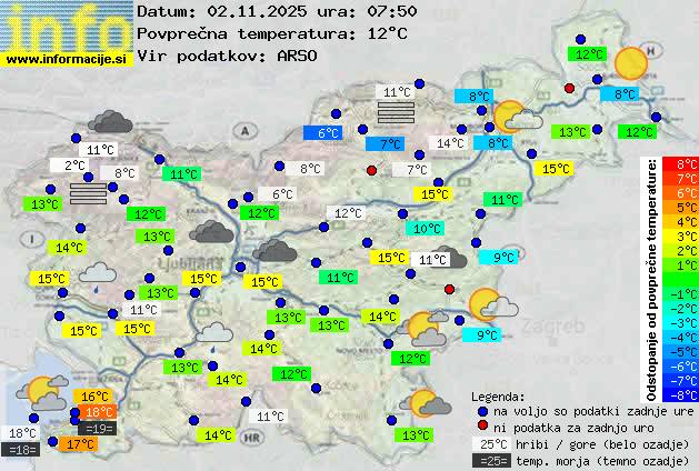 Trenutno vreme Vrhnika