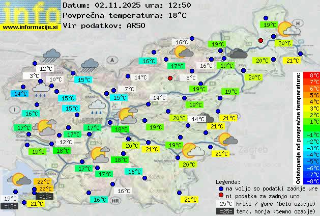 Trenutno vreme Litija