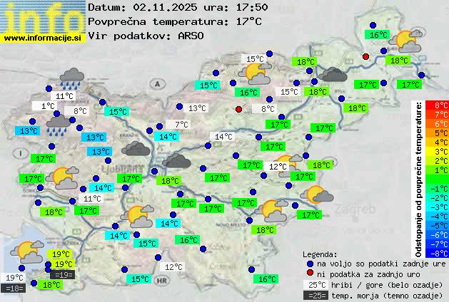 Trenutno vreme Postojna
