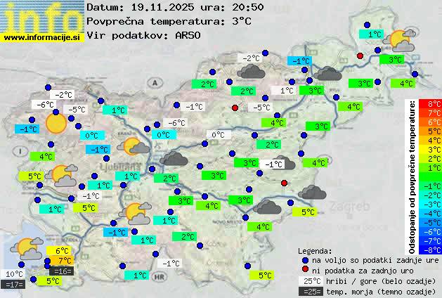 Trenutno vreme Ravne na Koroškem