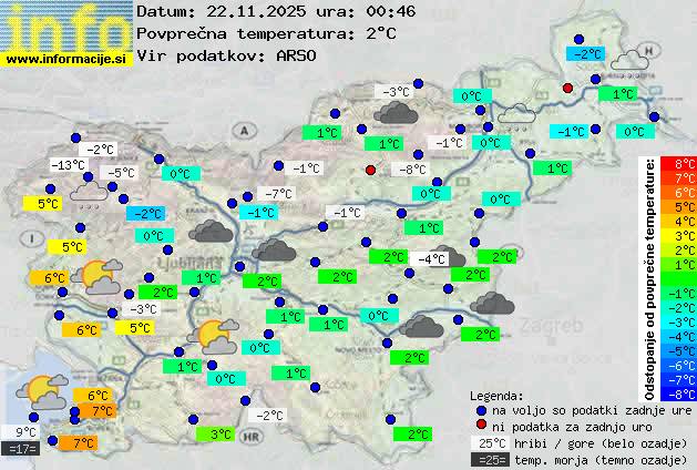 Trenutno vreme Vrhnika