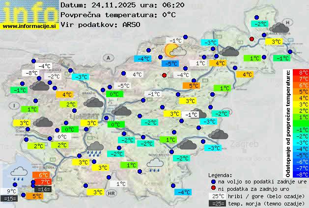 Trenutno vreme Murska Sobota