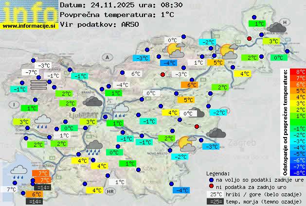 Trenutno vreme Novo mesto