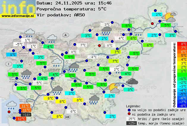Trenutno vreme Litija