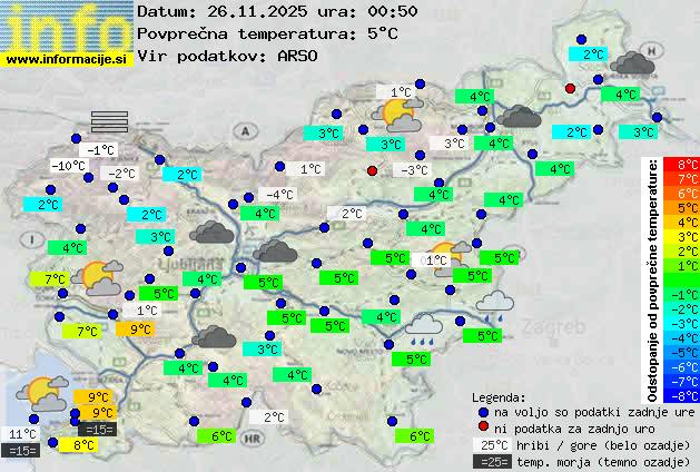 Trenutno vreme Celje