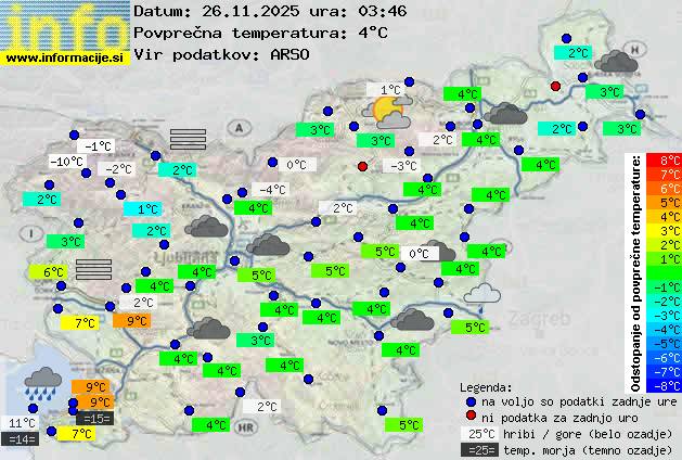 Trenutno vreme Lendava