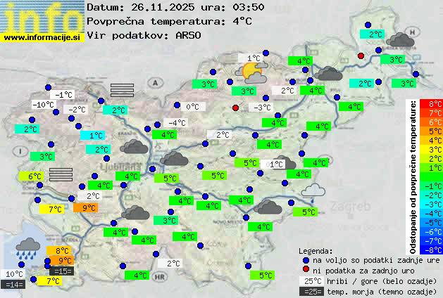 Trenutno vreme Ravne na Koroškem