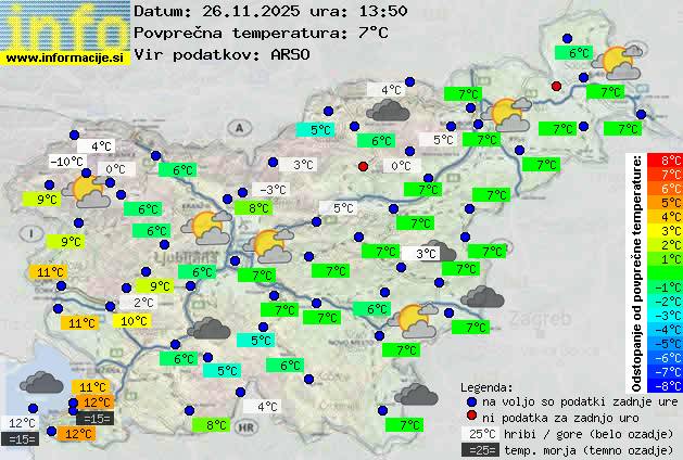 Trenutno vreme Celje