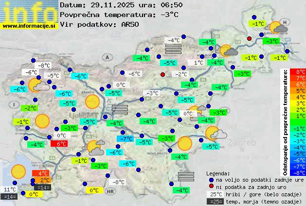 Trenutno vreme Sežana