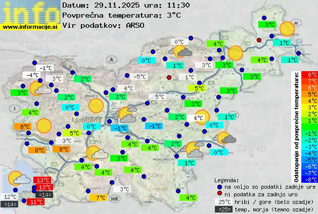 Trenutno vreme Koper