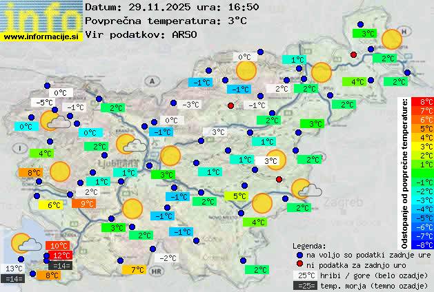 Trenutno vreme Mengeš